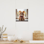 Winnie de Pooh Cat V7 Poster (Keuken)