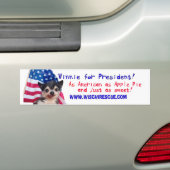 Winnie for President (Bumpersticker) Bumpersticker (Op auto)