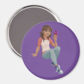 Winnie houdt Binky vast Magneet (Voorkant / Achterkant)