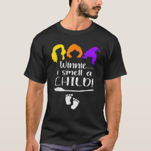Winnie I ruikt een kind-Halloween zwangerschap Ann T-shirt