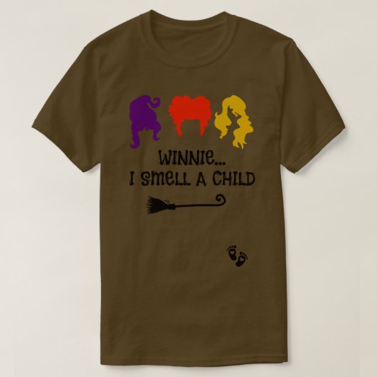 Winnie ik ruik een kind 2 t-shirt (Design voorkant)