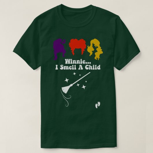 Winnie Ik ruik een kind 6 T-shirt (Design voorkant)