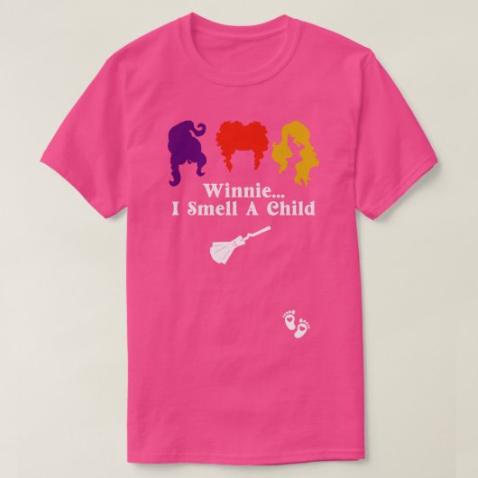 Winnie Ik ruik een kind 7 T-shirt (Design voorkant)