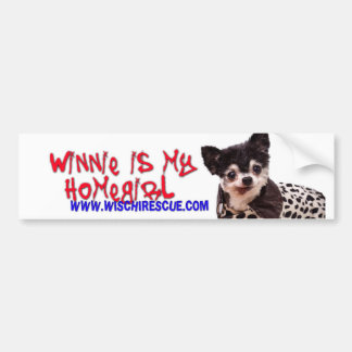 Winnie is mijn Homegirl (Bumpersticker) Bumpersticker