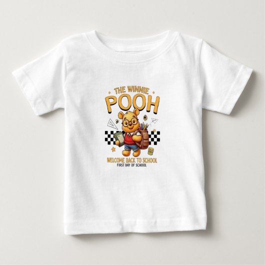 Winnie the Pooh Back to School T-Shirt (Voorkant)