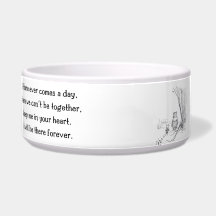 Winnie-the-Pooh "Forever"-keramische Pet Bowl