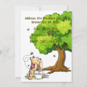 Winnie the Pooh Invitation Kaart (Achterkant)