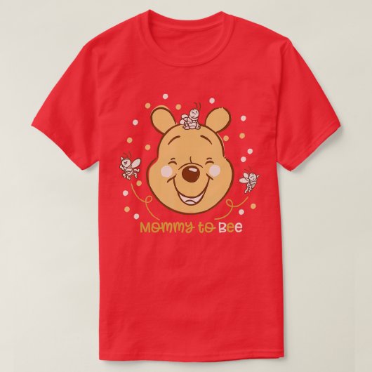 Winnie the Pooh mama to bee T-shirt (Design voorkant)