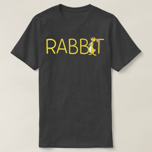 Winnie the Pooh Rabbit Classic Lettering T-shirt (Design voorkant)