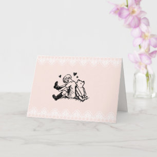 Winnie-the-Pooh Valentijnsdag kaart
