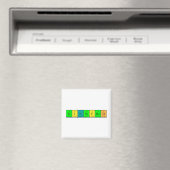 Winnifred periodiek table name magnet (Insitu (Vaatwasser))
