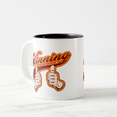 Winning $17,95 Two Toned Coffee Mok (Voorkant links)