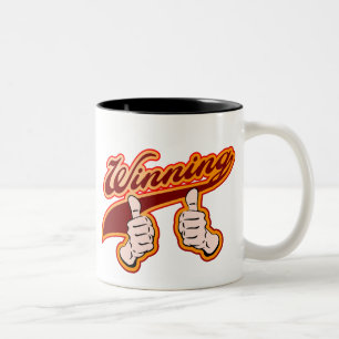 Winning $17,95 Two Toned Coffee Mok