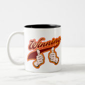 Winning $17,95 Two Toned Coffee Mok (Links)