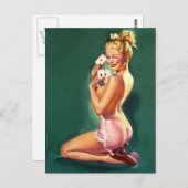 "Winning Aces" broedkunst Briefkaart (Voorkant / Achterkant)