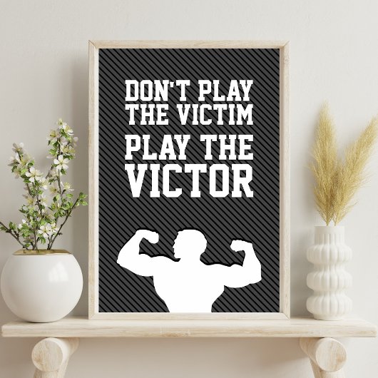 Winning Achievement Motivatie Typografie Quote Poster