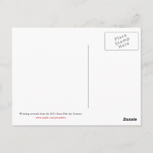 Winning art door B. King - graad 9 Briefkaart (Achterkant)