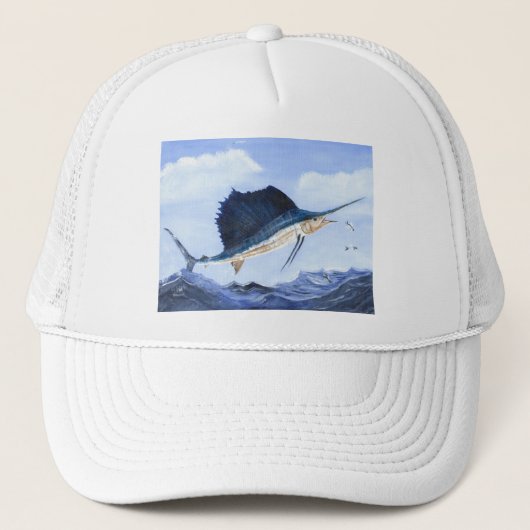 Winning artwork van M. Howard, graad 6 Trucker Pet (Voorkant)