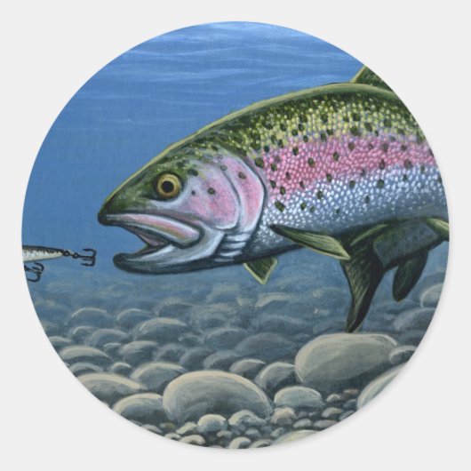 Winning artwork van S. Spradlin, graad 12 Ronde Sticker (Voorkant)