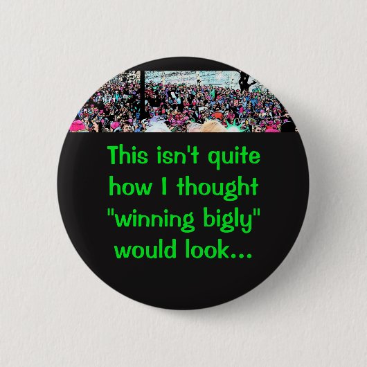 Winning Bigly Ronde Button 5,7 Cm (Voorkant)
