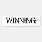 WINNING! BUMPERSTICKER (Voorkant)