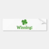 Winning Charlie Sheen St. Patrick's Day Bumpersticker (Voorkant)