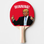 WINNING! DONALD TRUMP PING PONG PADDLE TAFELTENNISBATJE (Voorkant)