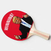 WINNING! DONALD TRUMP PING PONG PADDLE TAFELTENNISBATJE (Zijkant)