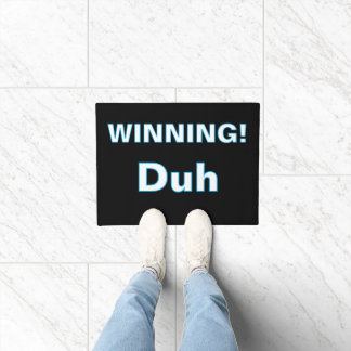 ''Winning, Duh'' Doormat Deurmat
