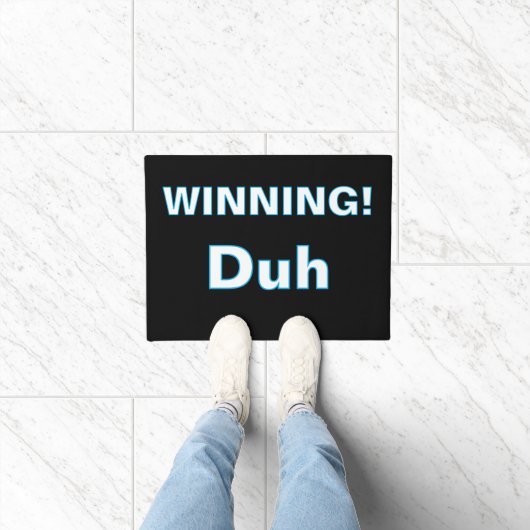 ''Winning, Duh'' Doormat Deurmat (Binnen)