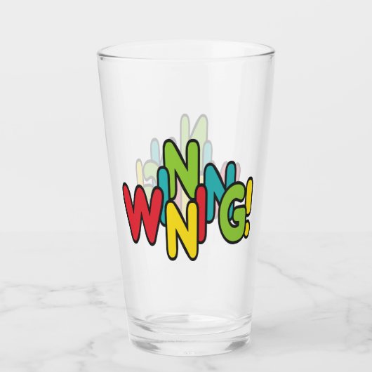 Winning! Glas (Voorkant)
