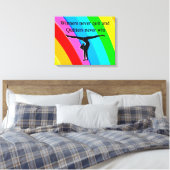 WINNING GYMNAST CANVAS AFDRUK (Insitu (Slaapkamer))