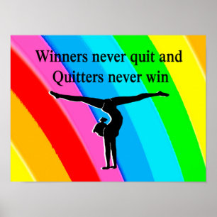 WINNING GYMNAST POSTER