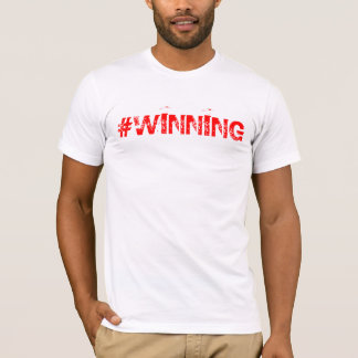 "Winning" hash-label t-shirt