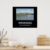 WINNING heeft veel definities Poster (Keuken)