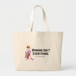 Winning is niet alles grote tote bag
