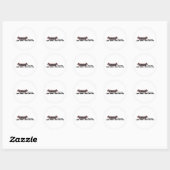 Winning is niet makkelijk ronde sticker (Vel)