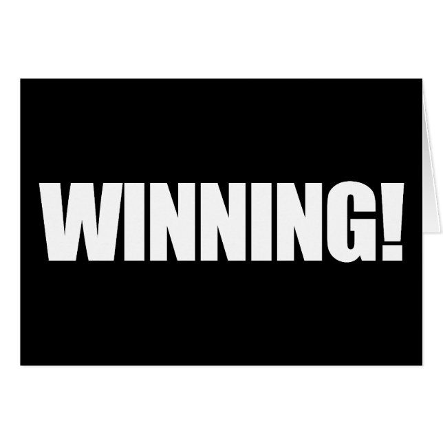 WINNING-kaart (Voorkant Horizontaal)