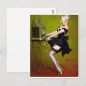 Winning Pin Up Briefkaart (Voorkant / Achterkant)