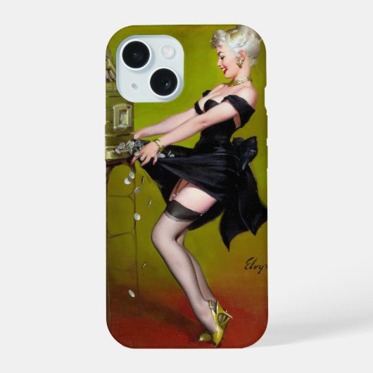 Winning Pin Up iPhone 15 Case (Achterkant)