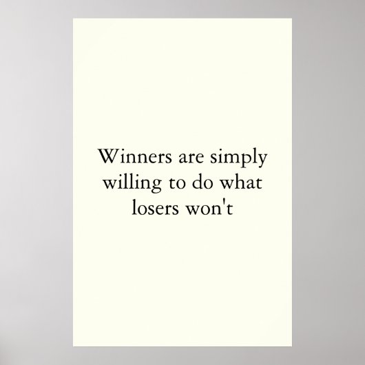 Winning Poster (Voorkant)