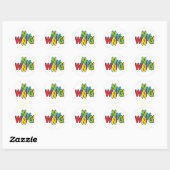 Winning! Ronde Sticker (Vel)
