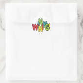 Winning! Ronde Sticker (Tas)