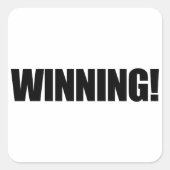 WINNING STICKER (Voorkant)