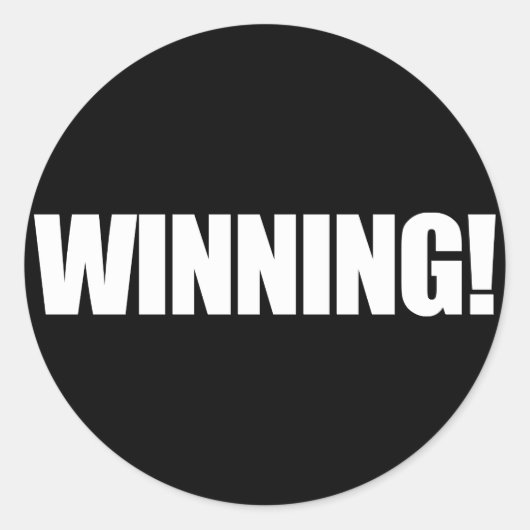 WINNING STICKER (Voorkant)