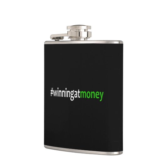 Winning tegen geld heupfles (Links)