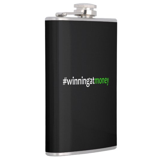 Winning tegen geld heupfles (Rechts)