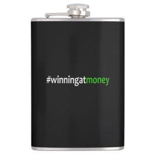 Winning tegen geld heupfles