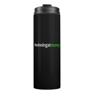 Winning tegen geld thermosbeker