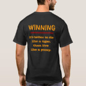 WINNING Tiger Blood T-Shirt (Achterkant)